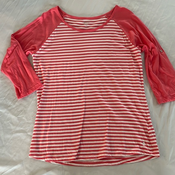 Izod Roll Up Sleeve Tshirt - Picture 1 of 7